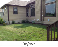 Entertaining Patio: Before Photo 1